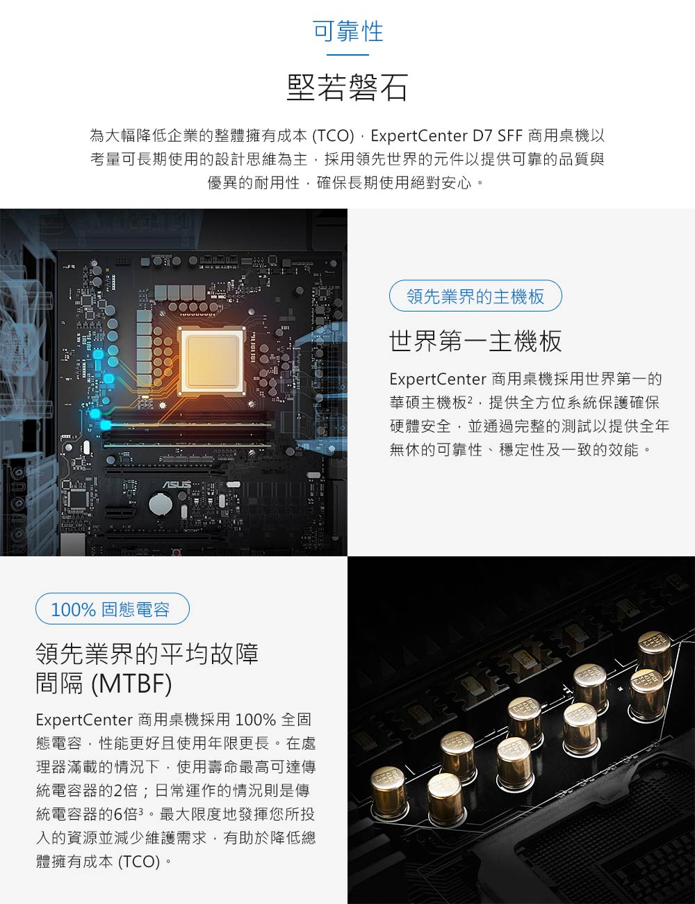 為大幅降低企業的整體擁有成本TCO,ExpertCenter D7 SFF 商用桌機以