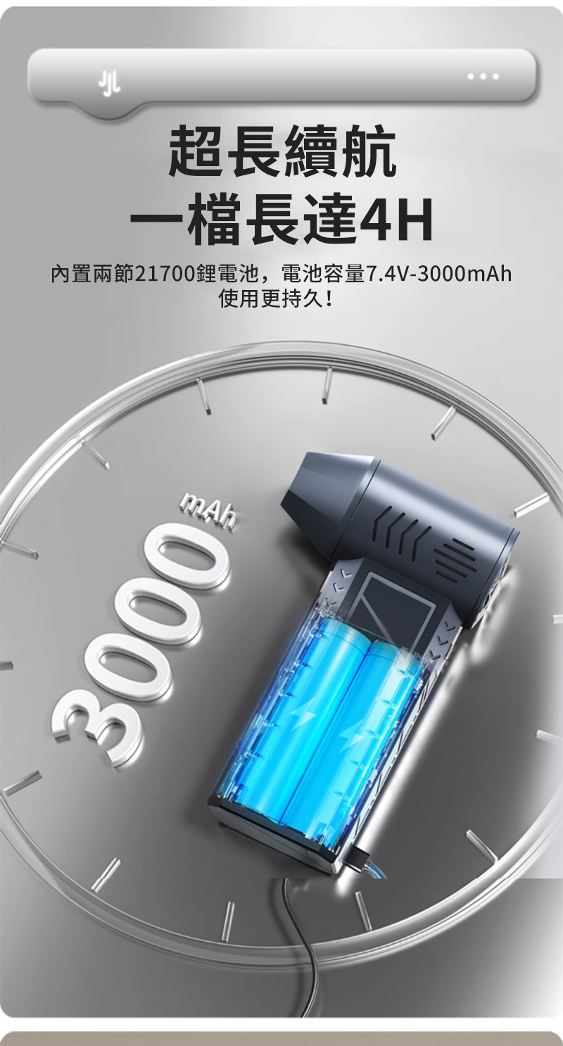 è¶é·çºèª ä¸æªé·é4H å§ç½®å©ç¯21700é°é»æ± ,é»æ± å®¹é7.4V3000mAh ä½¿ç¨æ´æä¹ 