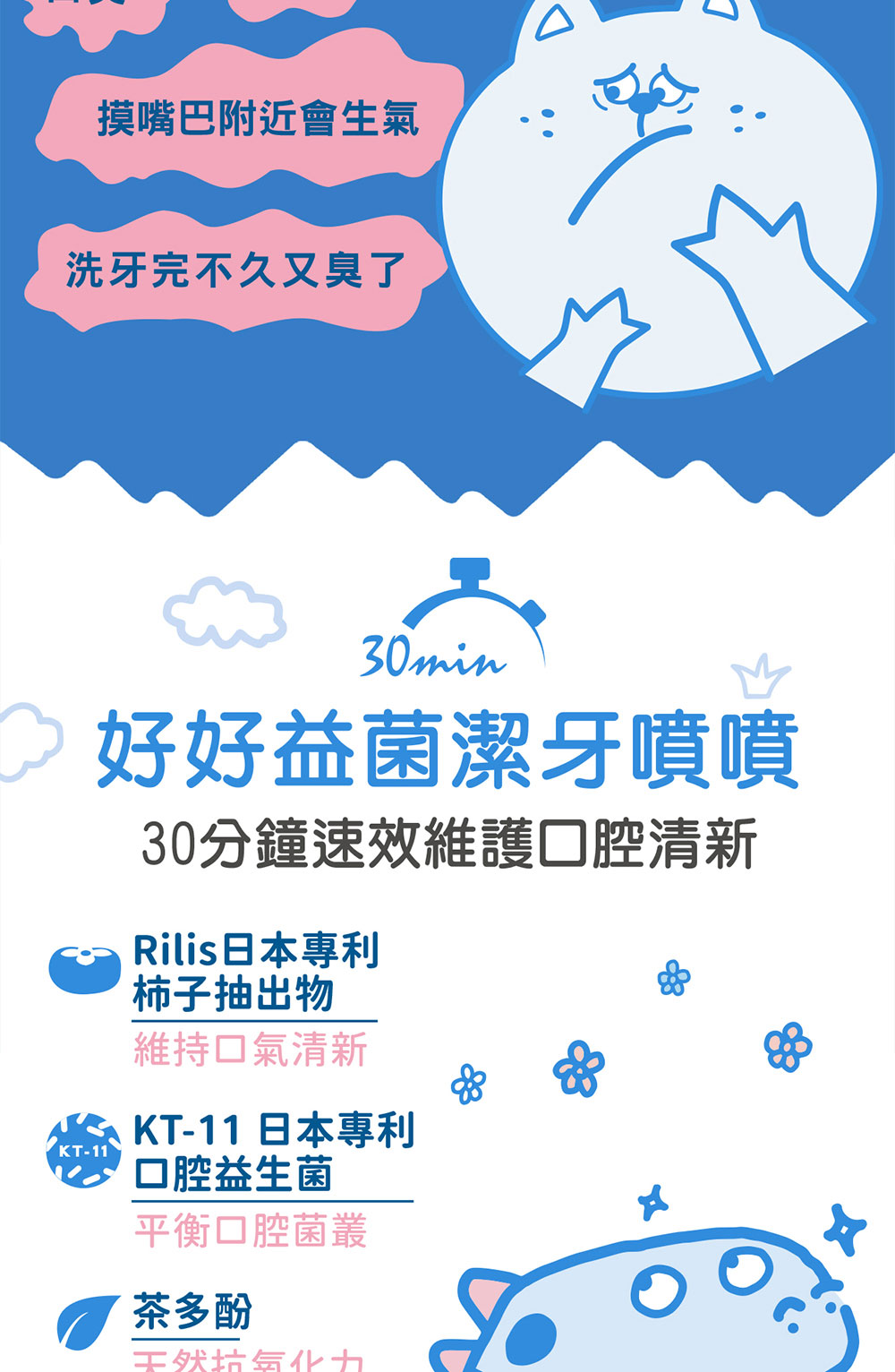 30分鐘速效維護口腔清新