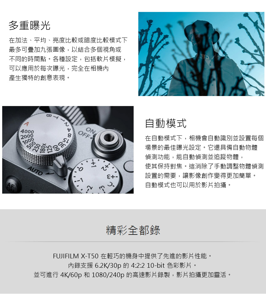 並可進行 4K60p 和 1080240p 的高速影片錄製,影片拍攝更加靈活。