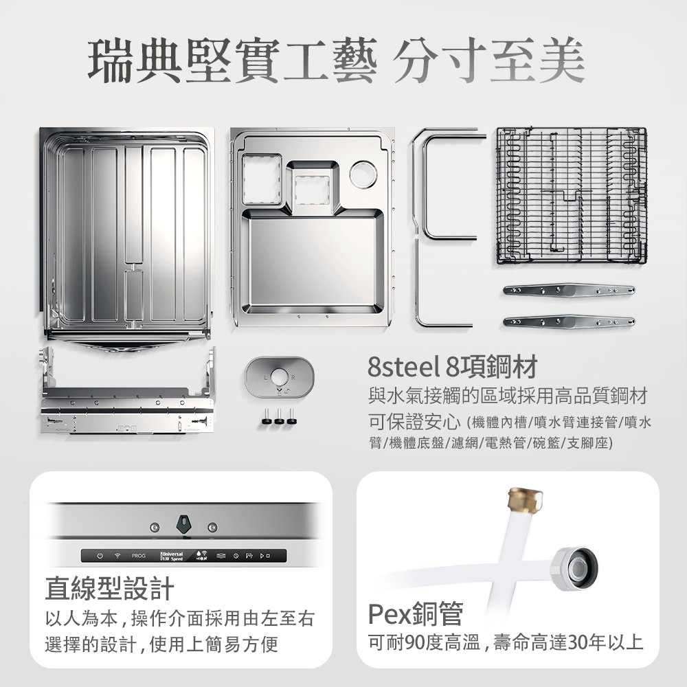 可保證安心機體內槽噴水臂連接管噴水