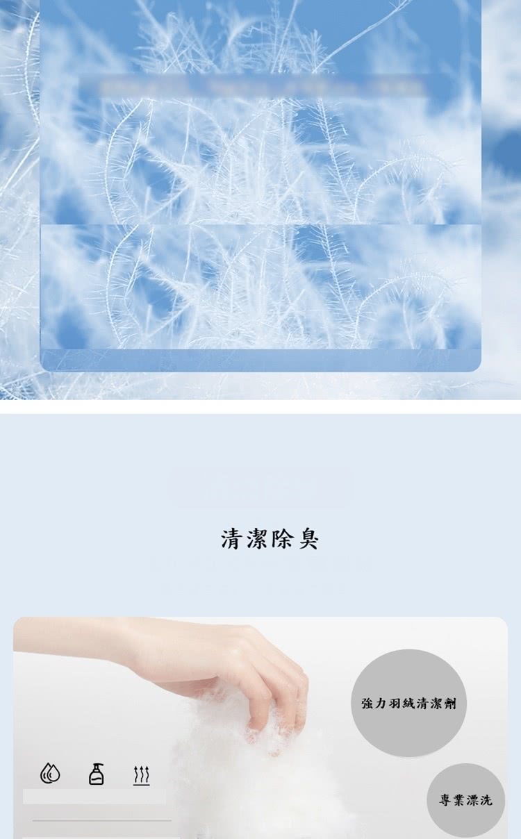 清潔除臭 強力羽絨清潔劑 專業漂洗 