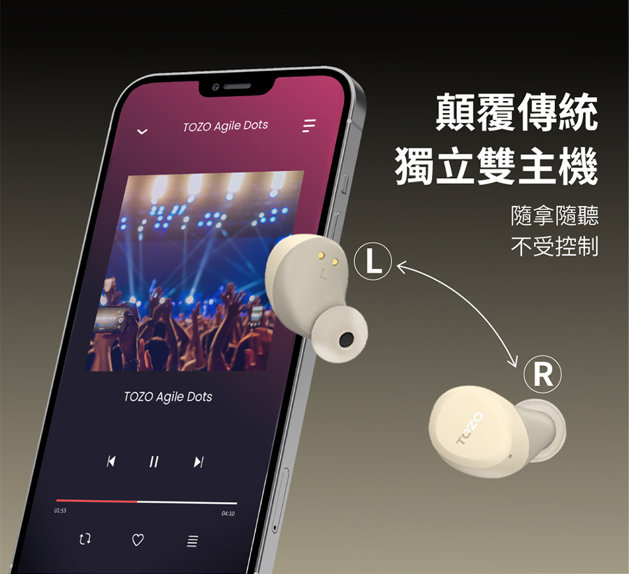 顛覆傳統 獨立雙主機 隨拿隨聽 不受控制 