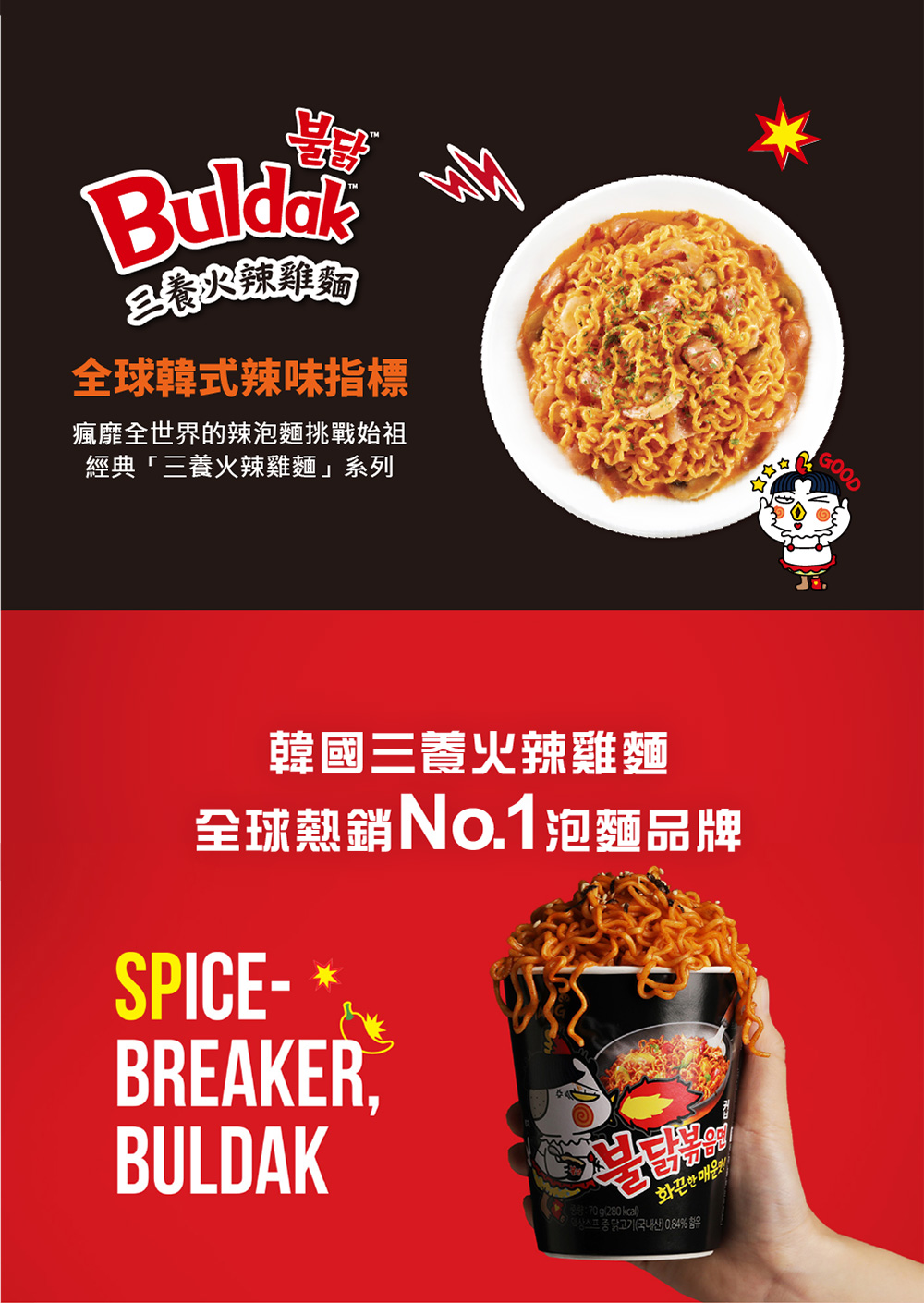 瘋靡全世界的辣泡麵挑戰始祖