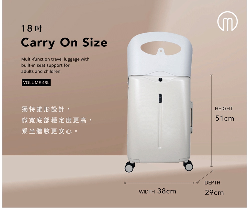 18å ç¨ç¹éå½¢è¨­è¨, å¾®å¯¬åºé¨ç©©å®åº¦æ´é«, ä¹åé«é©æ´å®å¿ã 