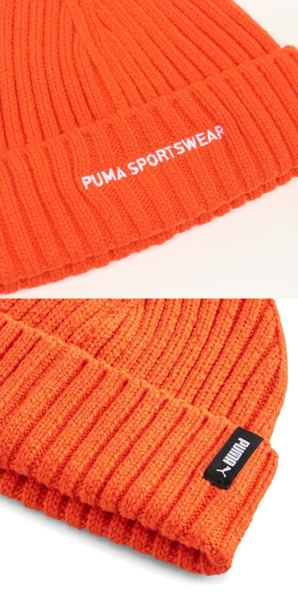 PUMA 毛帽 Sportwear Fisherman 橘 