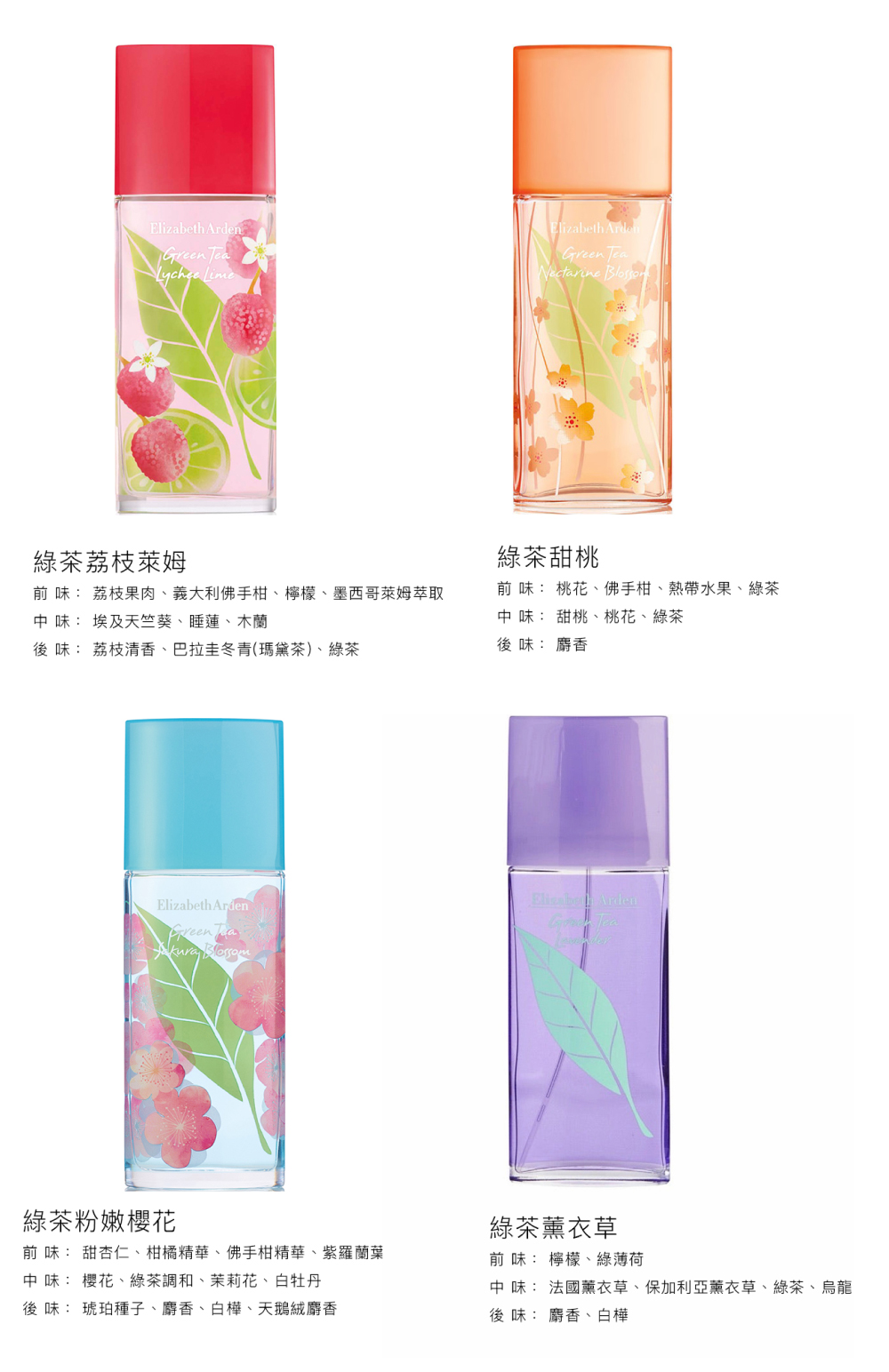 前味 荔枝果肉、義大利佛手柑、檸檬、墨西哥萊姆萃取