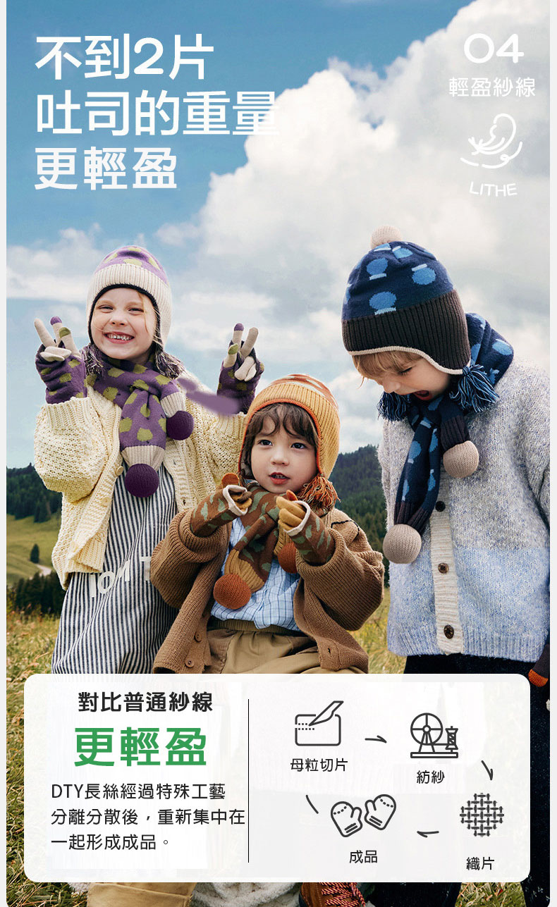 DTY長絲經過特殊工藝