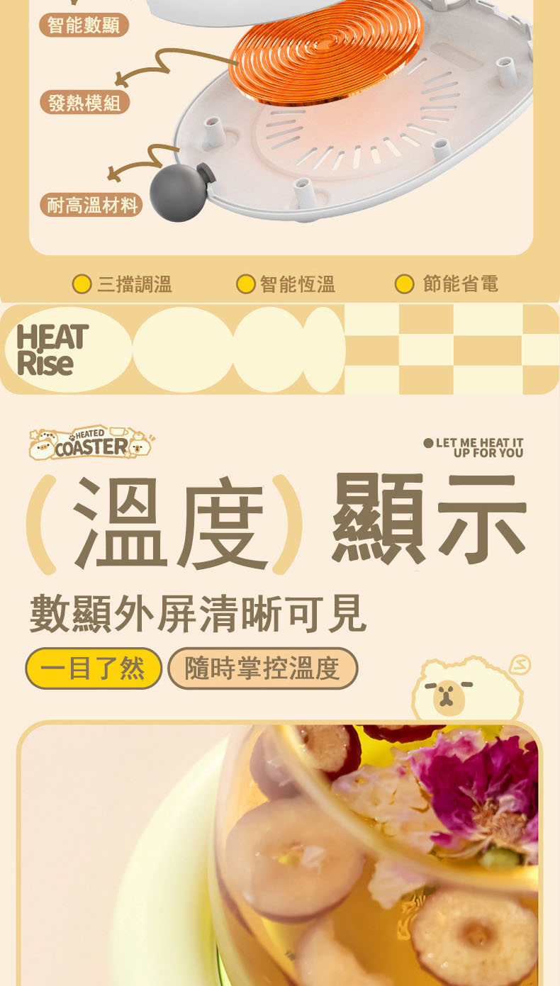 一目了然隨時掌控溫度