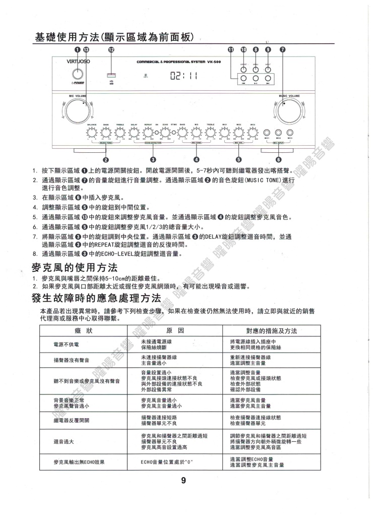 2. 通過顯示區域的音量旋鈕進行音量調整。通過顯示區域的音色旋鈕MUSIC TONE進行