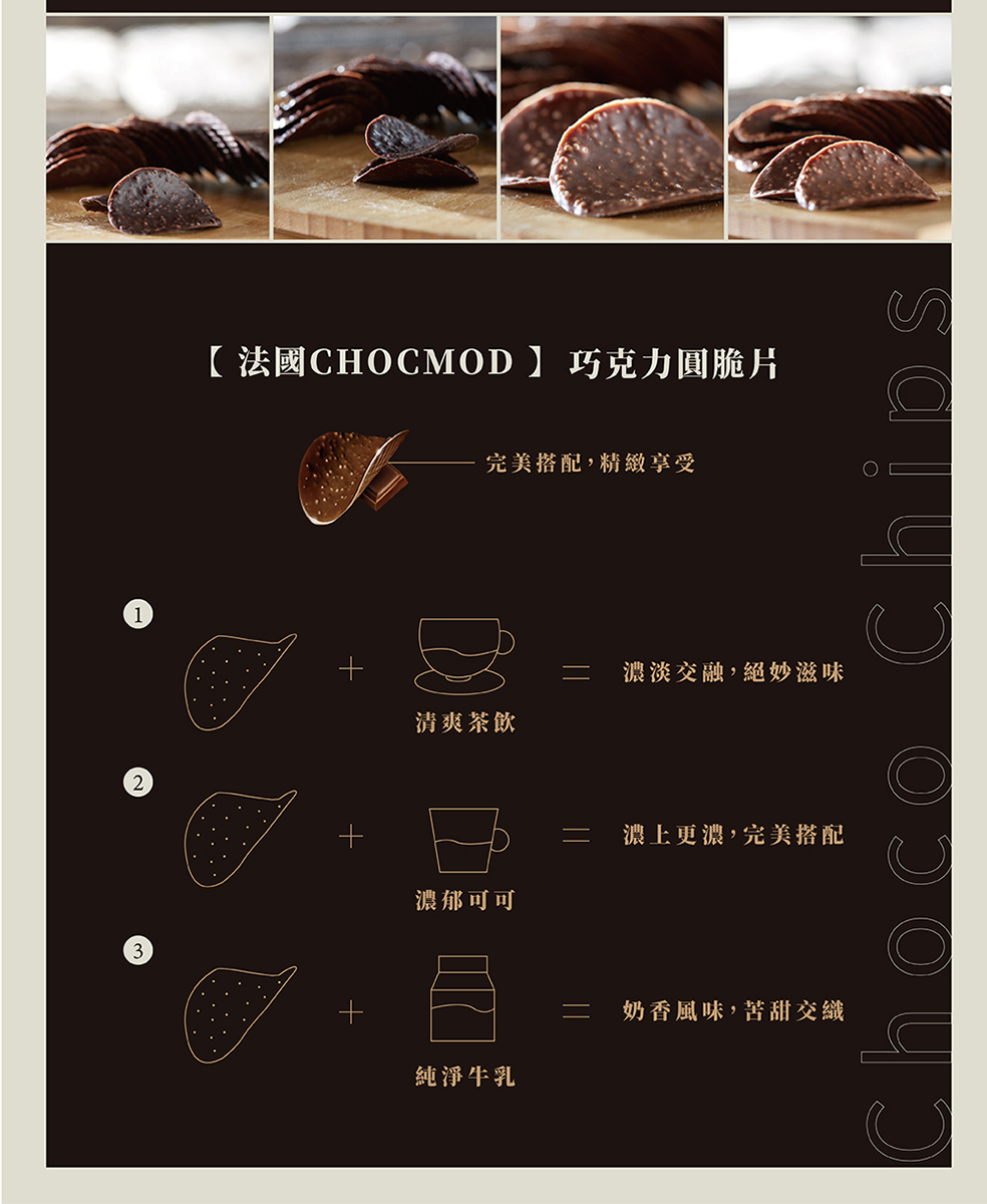 法國CHOCMOD 巧克力圓脆片