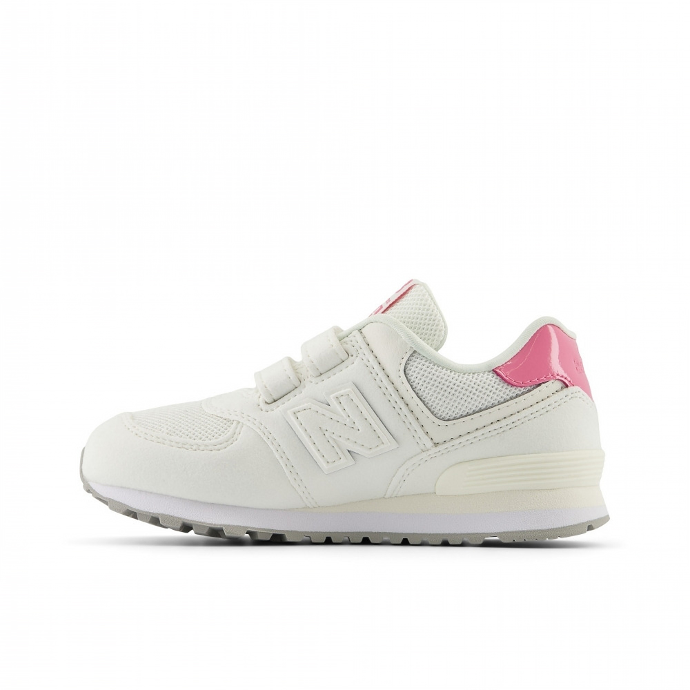 NEW BALANCE 運動鞋 童鞋 中童 兒童 米白粉 P