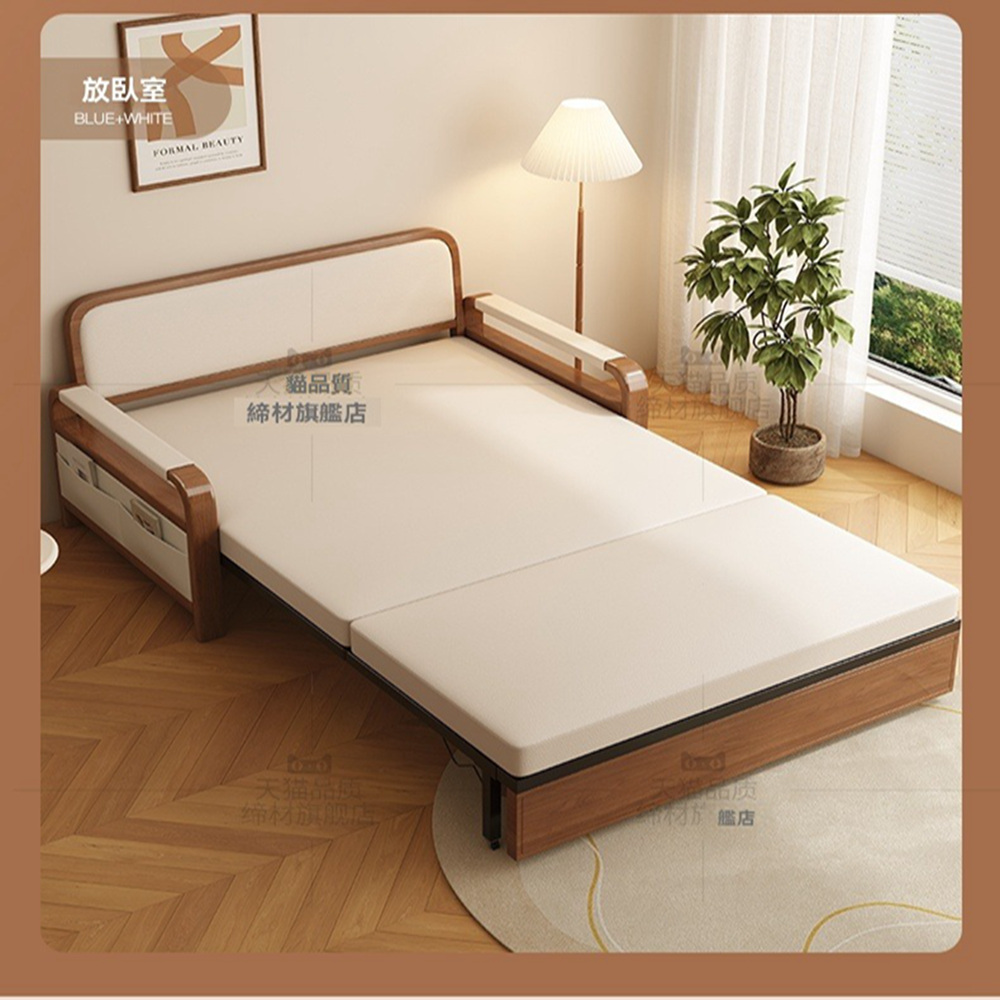 締材旗艦店 椰棕款1.2米帶儲物 可睡2人+1小孩(沙發床 