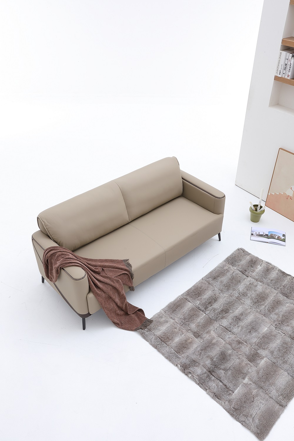 MUNA 家居 334型貓抓皮三人沙發(沙發 皮沙發 三人座