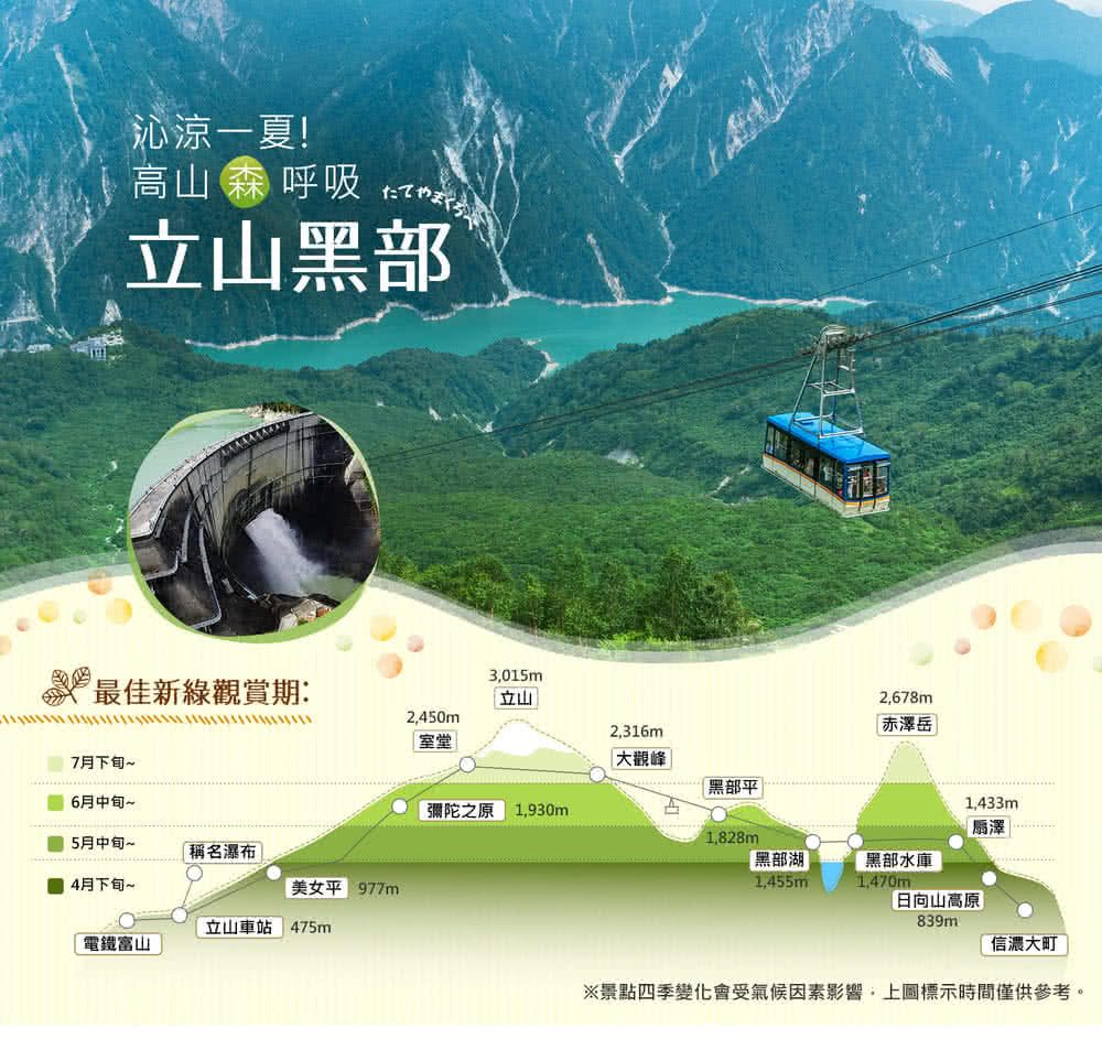 喜鴻假期 【小資首選北陸５日】黑部立山、飛驒高山老街、兼六園