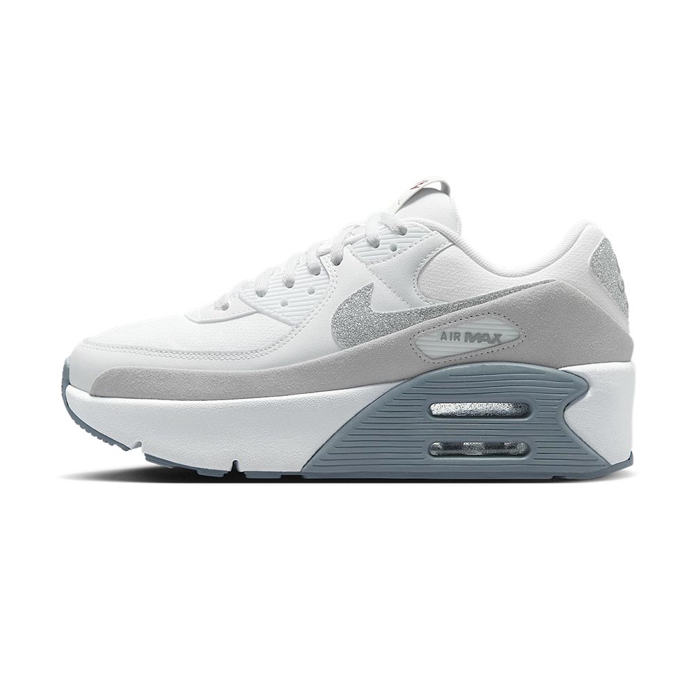 NIKE 耐吉 Air Max 90 LV8 女鞋 銀灰白色
