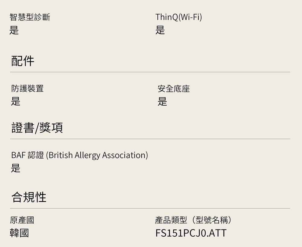 產品類型型號名稱