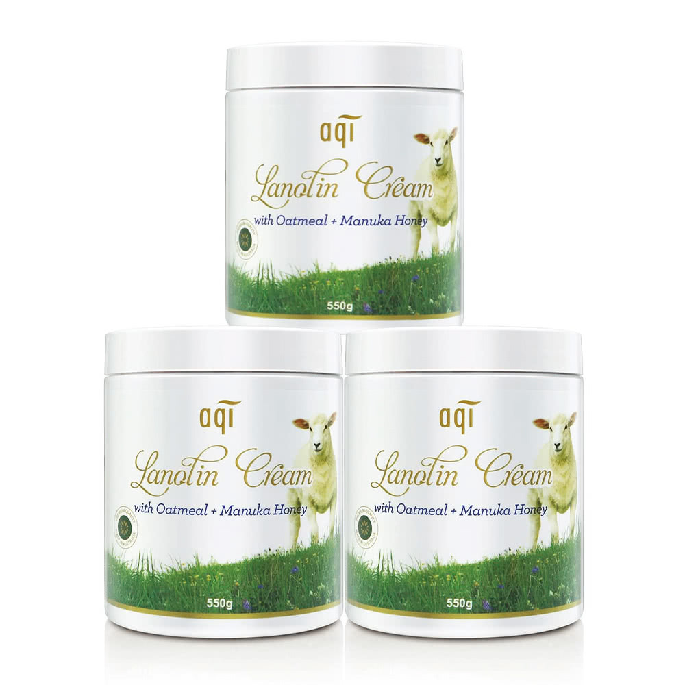 Jollyard 潔麗雅 綿羊油極潤潤膚霜(550g*三瓶)