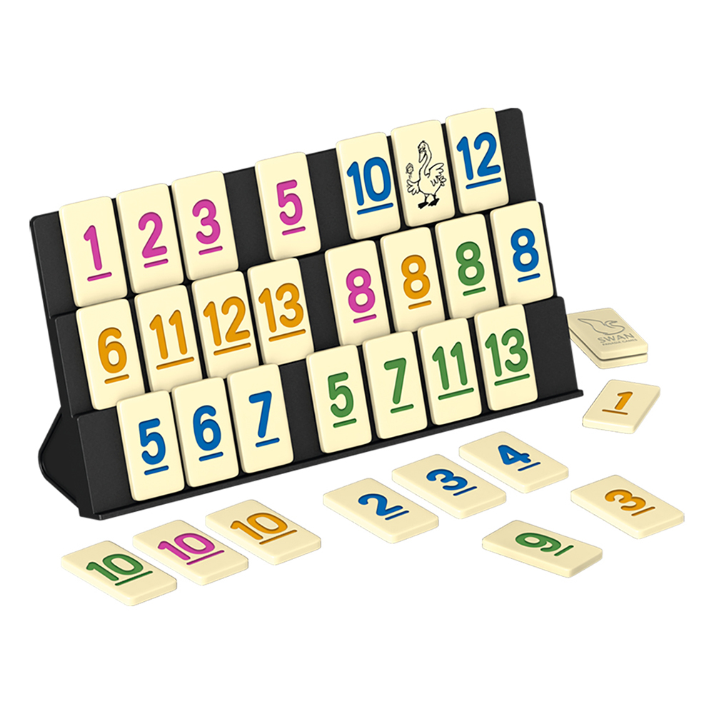 新天鵝堡桌遊 泛亞天鵝數字牌6人版ROMME 6 PLAYE