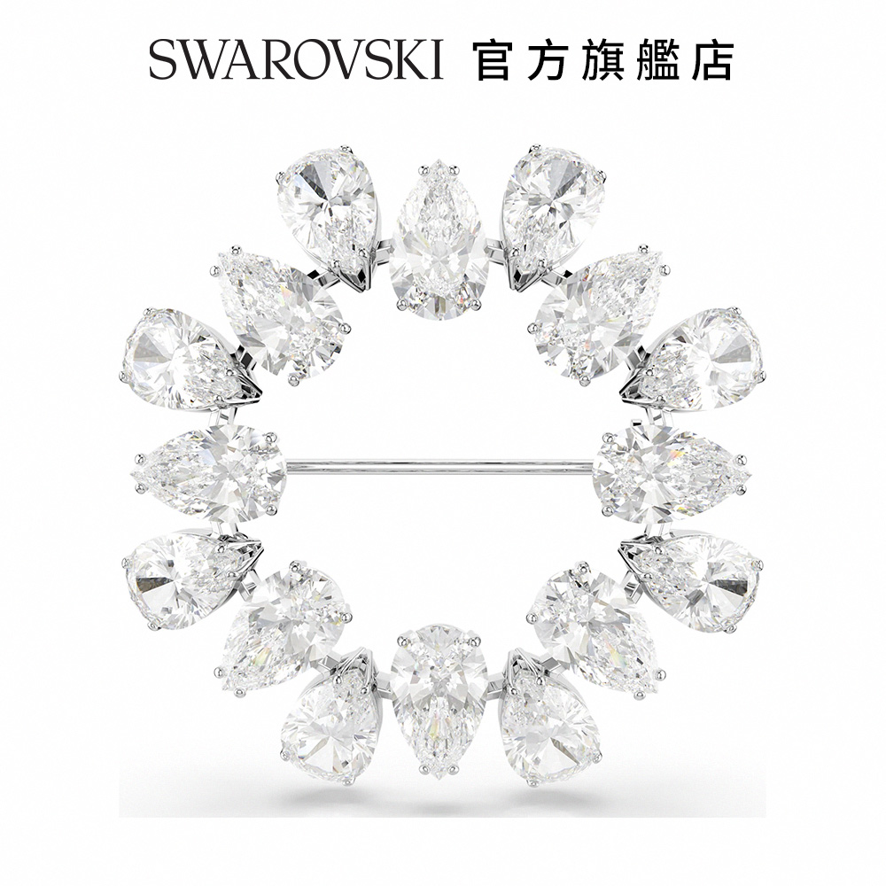 SWAROVSKI 施華洛世奇 Matrix 胸針梨形切割 