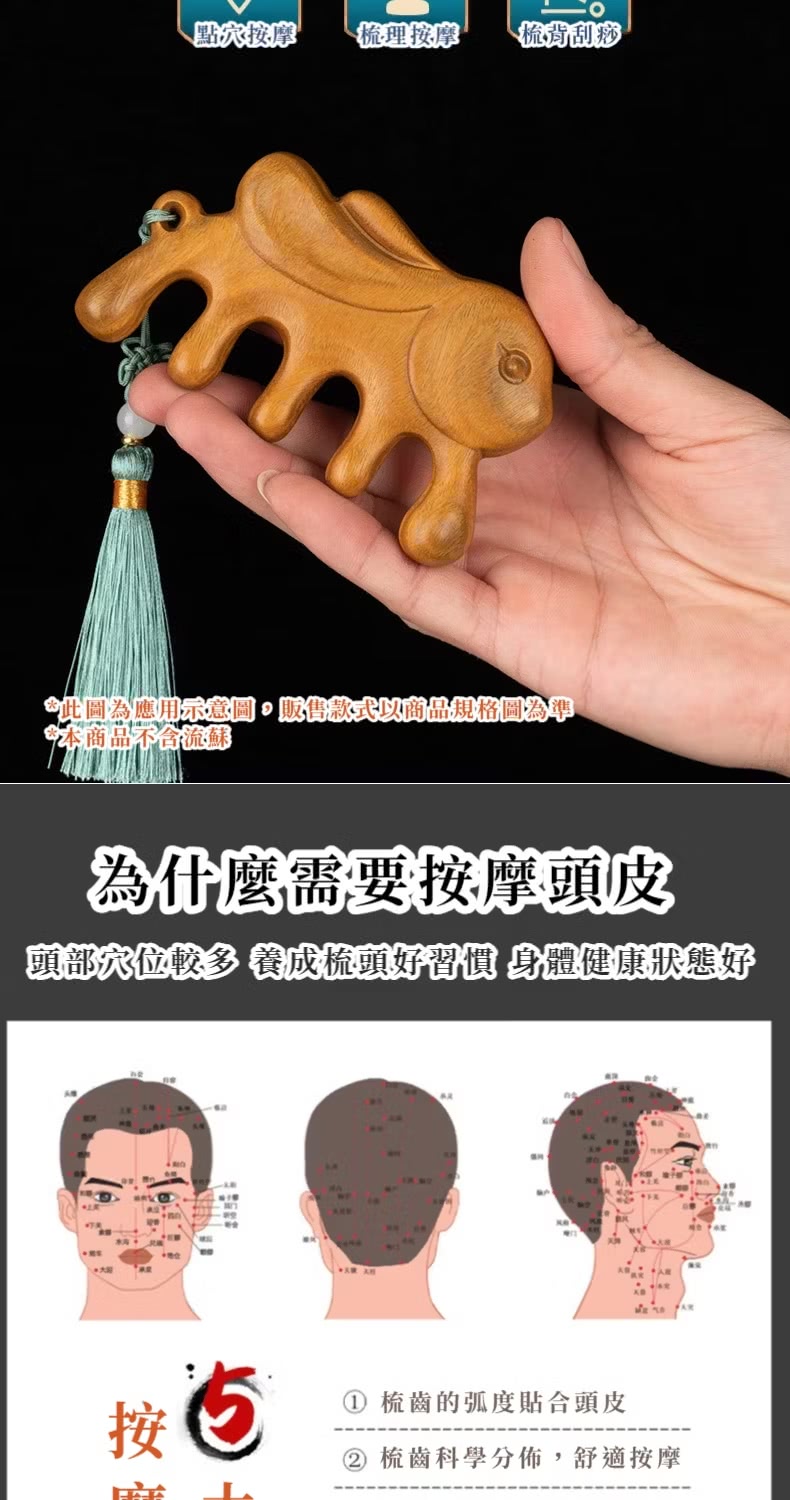 頭部穴位較多 養成梳頭好習慣 身體健康狀態好