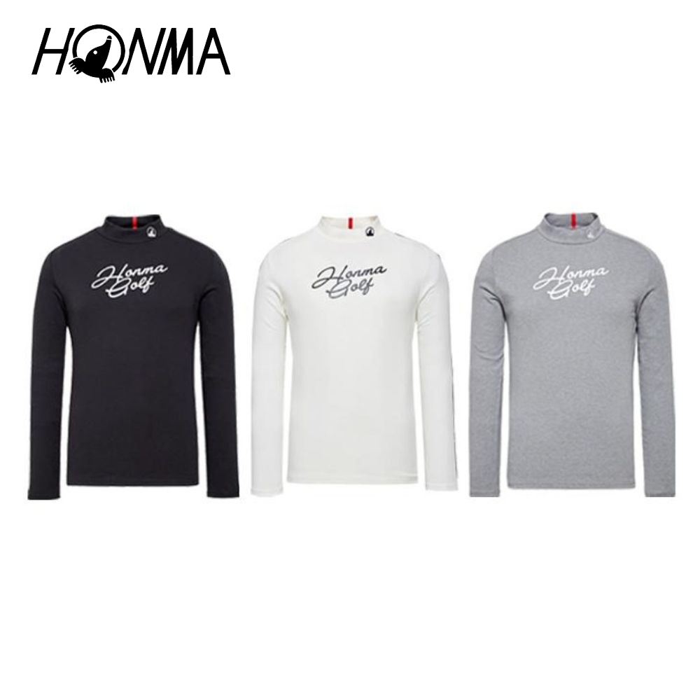 HONMA 本間高爾夫 男款小高領長袖上衣 日本高爾夫專業品