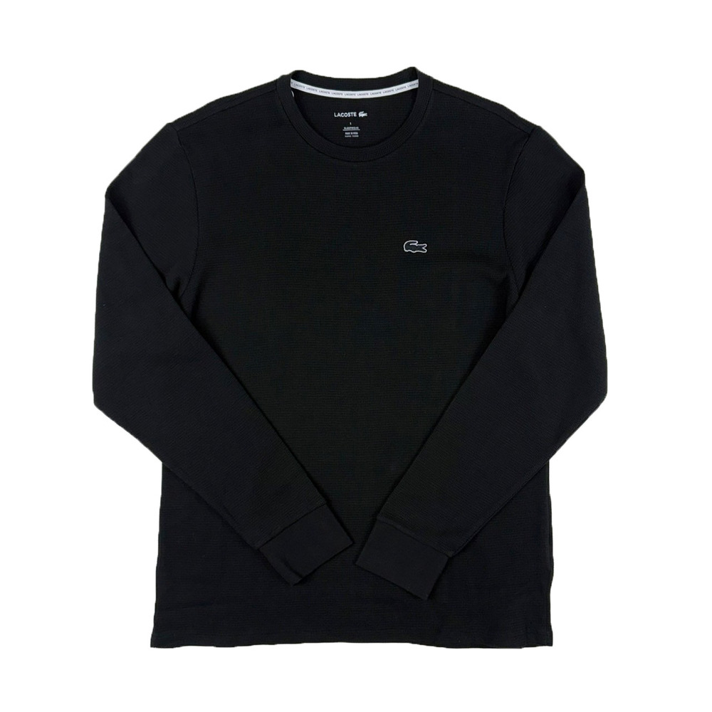 LACOSTE 黑鱷出沒 Lacoste 長T 透氣 網狀布