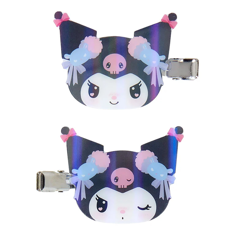 SANRIO 三麗鷗 酷洛米生日系列 造型髮夾二入組 前髮夾