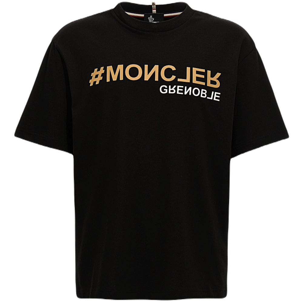 MONCLER 秋冬新款 男款 胸前立體英文名&左臂品牌LO