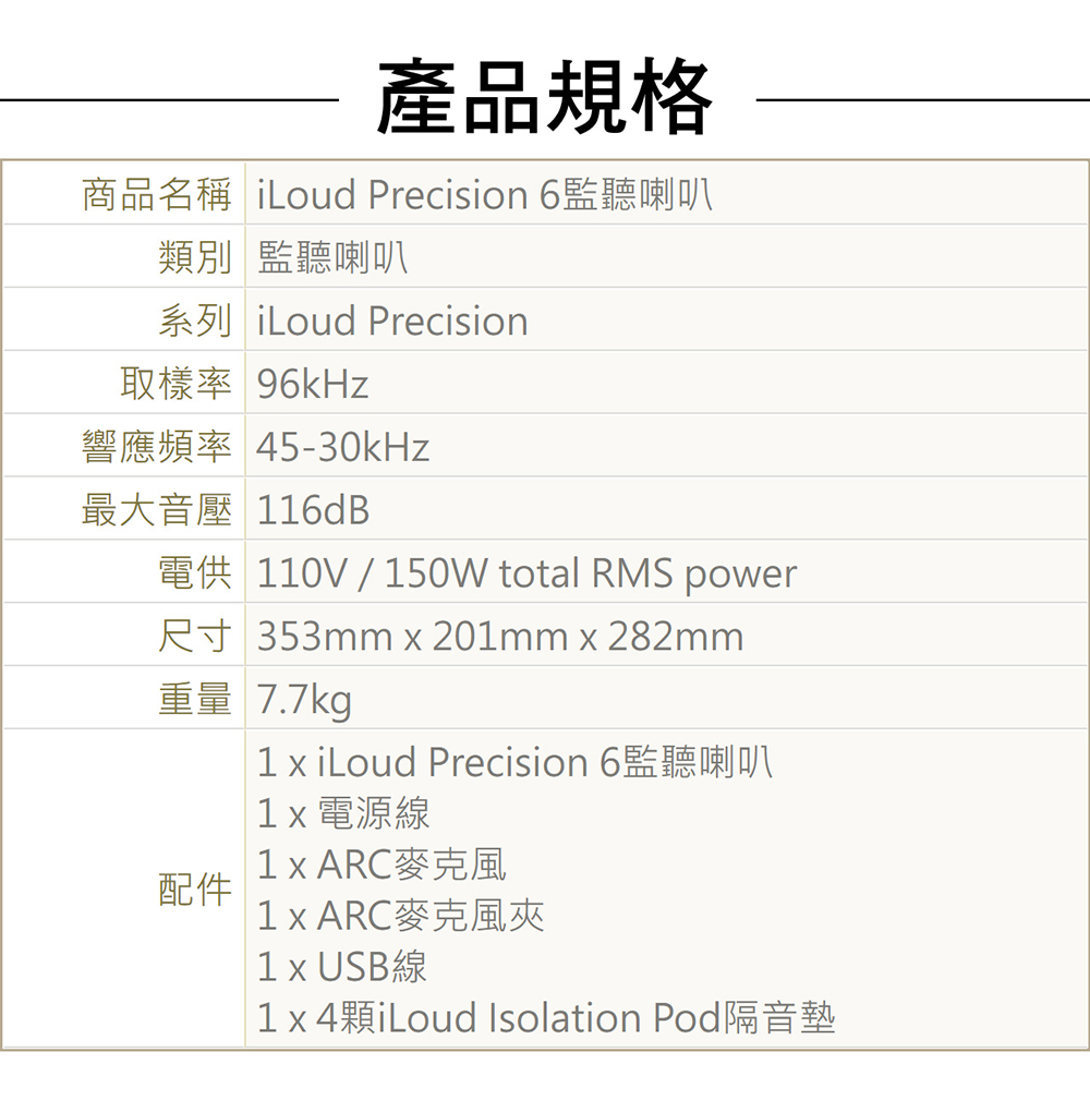 IK Multimedia iLoud Precision 6 - 詳情17