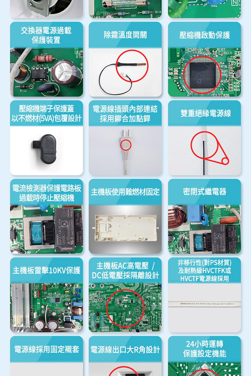 電源線採用固定襯套 電源線出口大R角設計