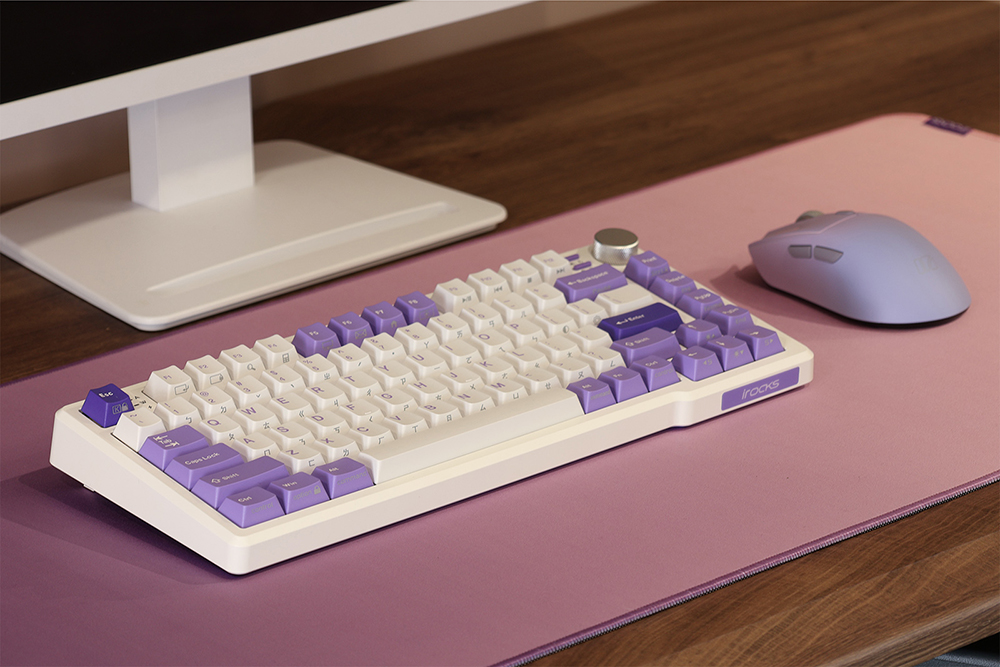 i-Rocks K103R 機械式鍵盤-靜音奶茶軸-RGB背