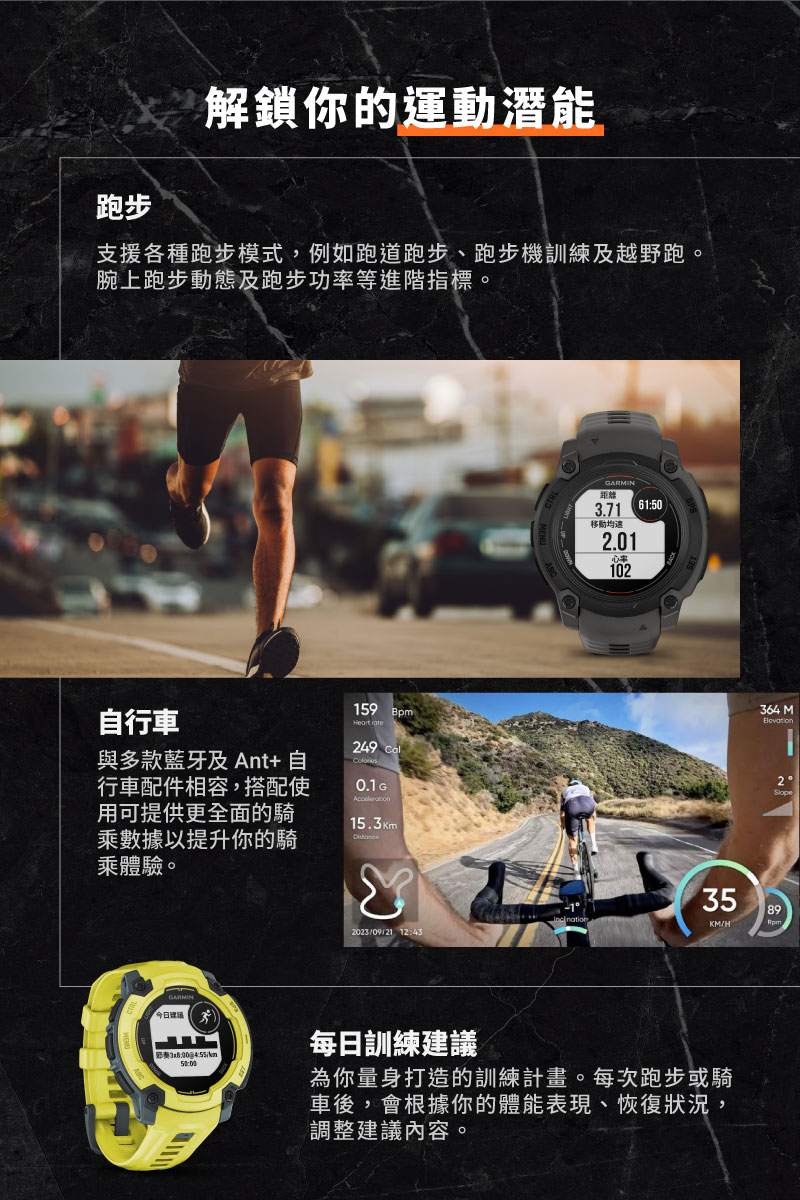 æ¯æ´åç¨®è·æ­¥æ¨¡å¼,ä¾å¦è·éè·æ­¥ãè·æ­¥æ©è¨ç·´åè¶éè·ã