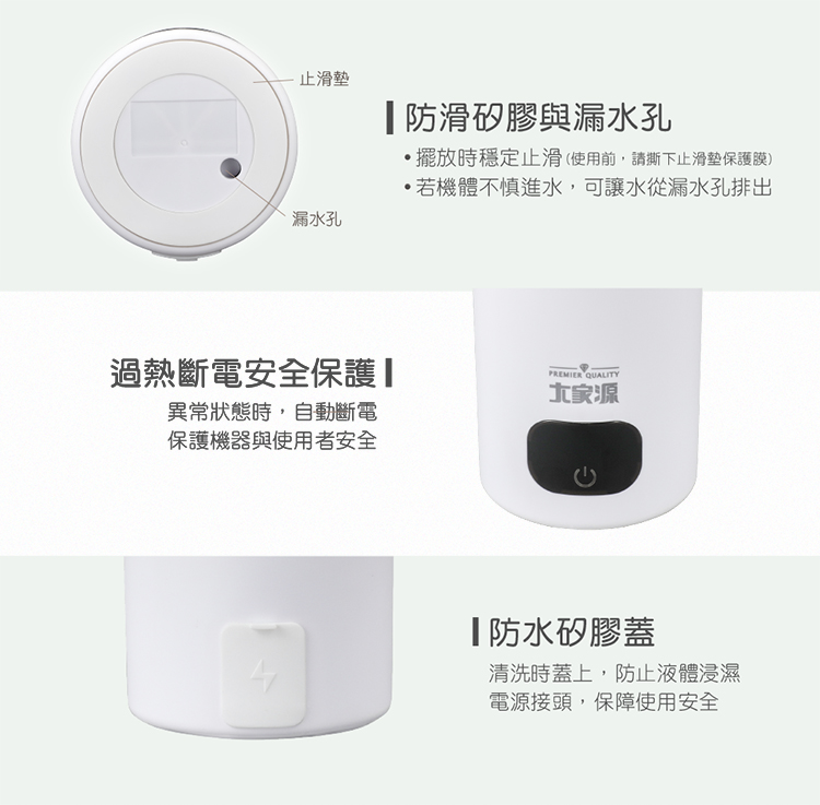 擺放時穩定止滑使用前,請撕下止滑墊保護膜