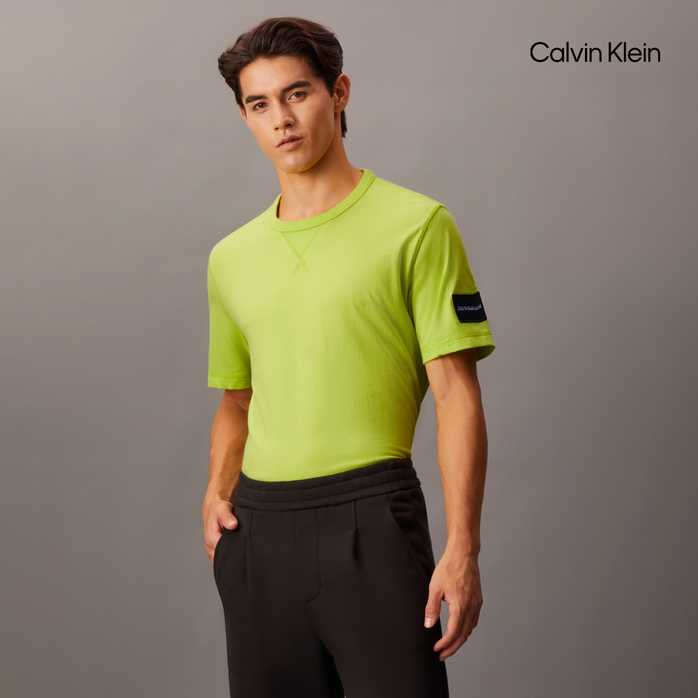 Calvin Klein 官方旗艦館 CK 經典標誌袖章 T
