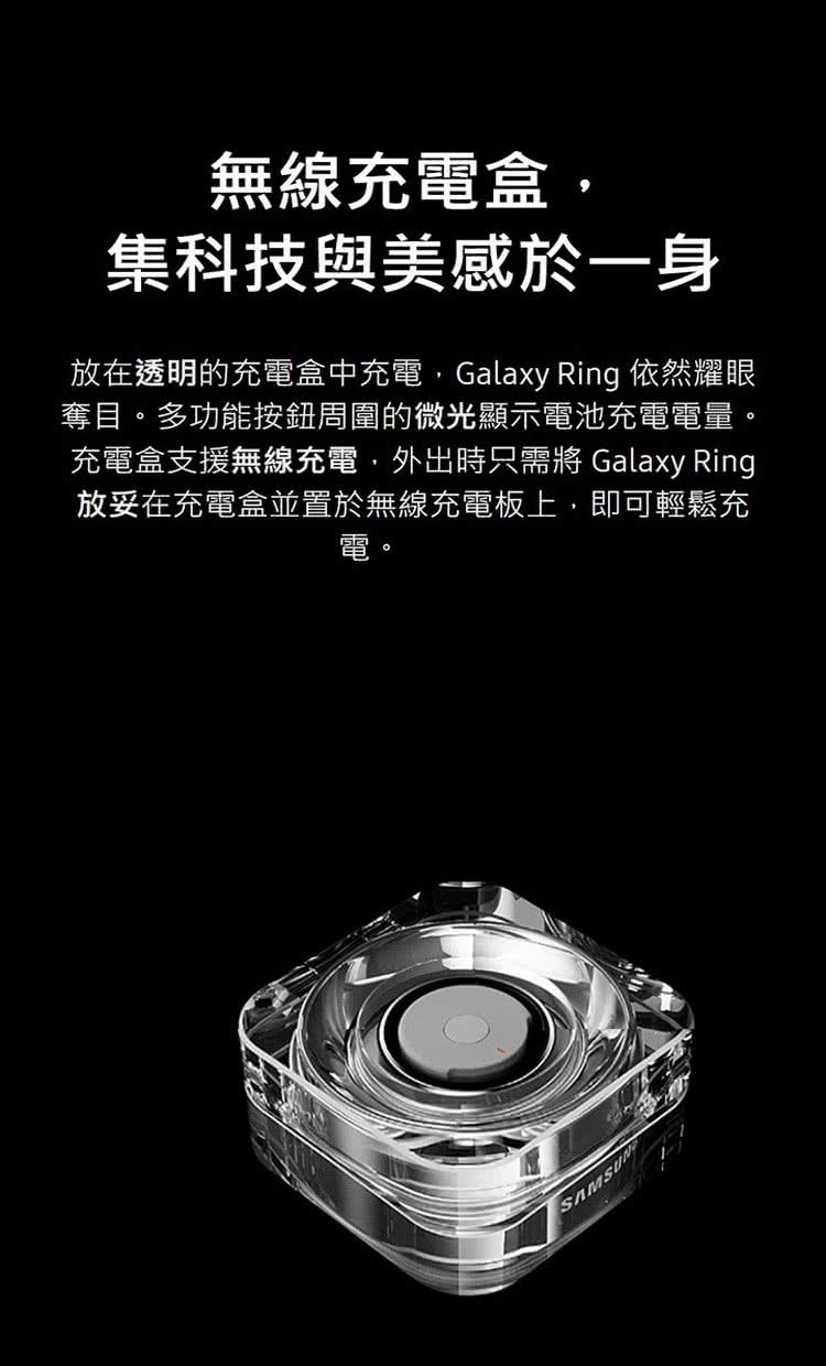 æ¾å¨éæçåé»çä¸­åé»,Galaxy Ring ä¾ç¶èç¼