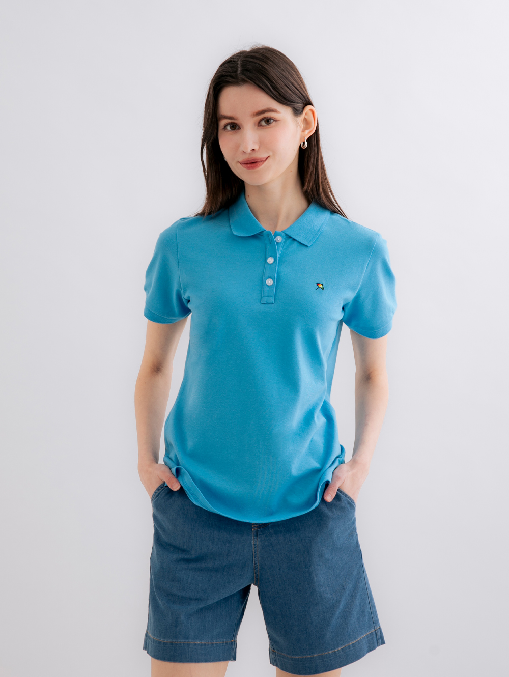 Arnold Palmer 雨傘 女裝-經典小傘刺繡POLO Arnold Palmer 雨傘 女裝-經典小傘刺繡POLO