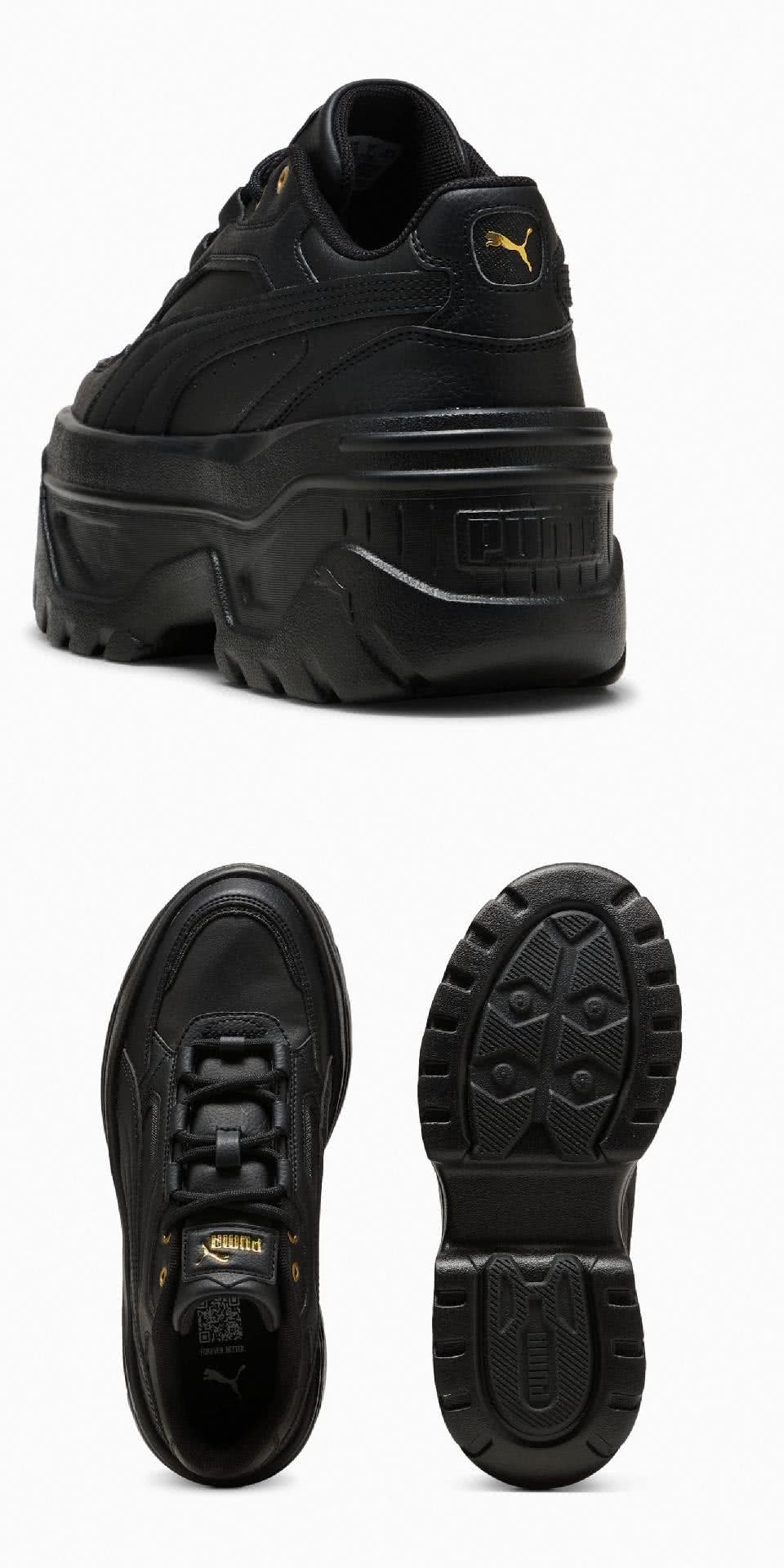 PUMA 休閒鞋 Karmen X-TRA 女鞋 黑 全黑 