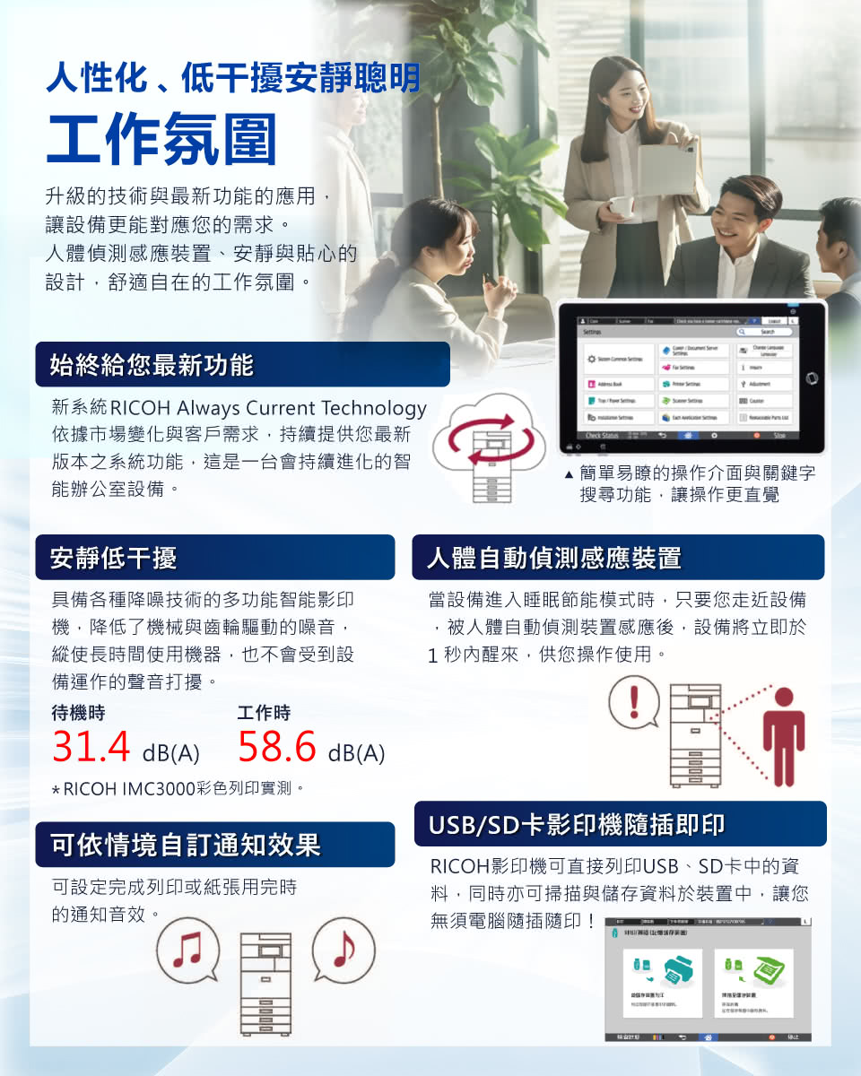 新系統RICOH Always Current Technology