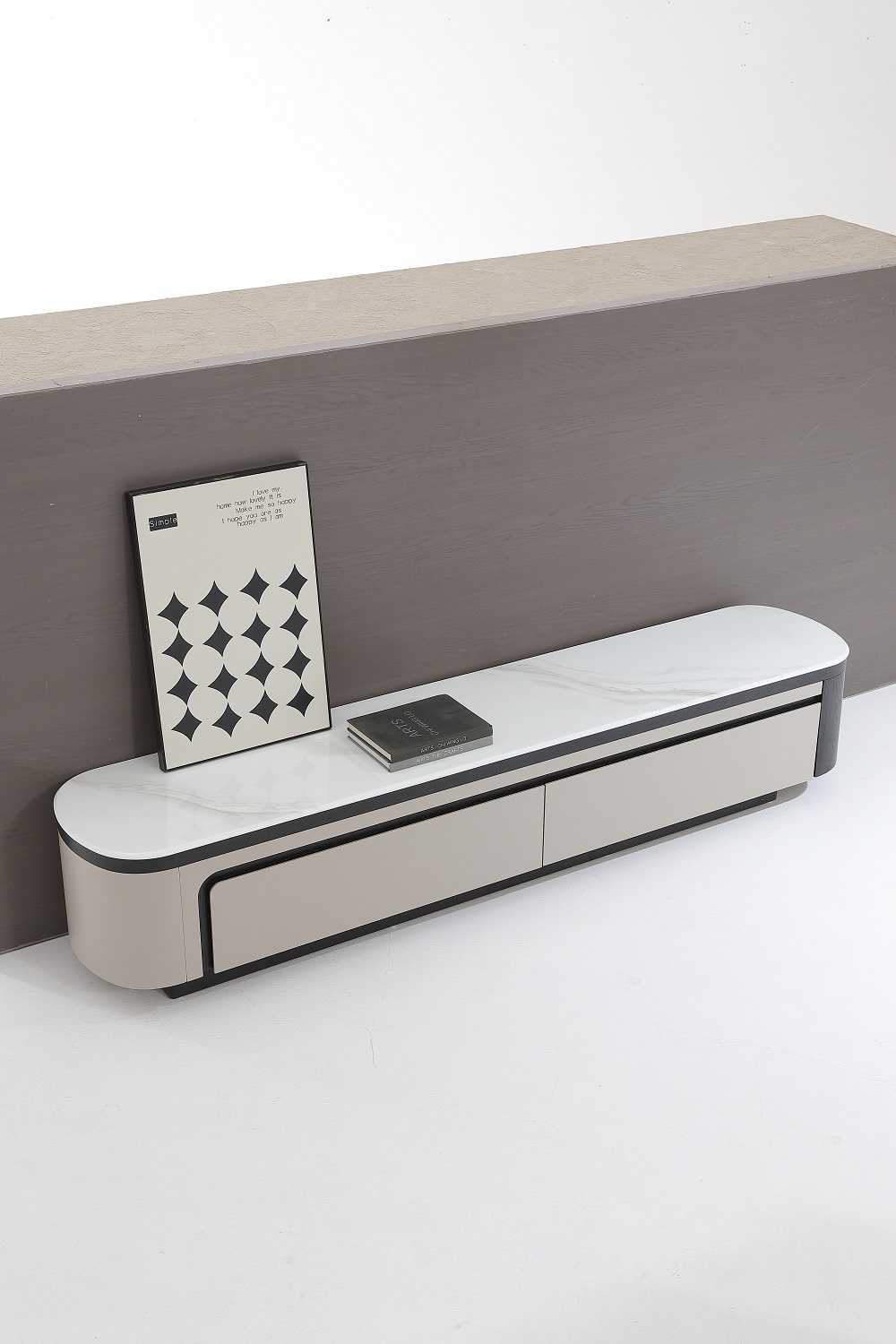 MUNA 家居 611-200型6.6尺玻璃伸縮電視櫃/抽屜