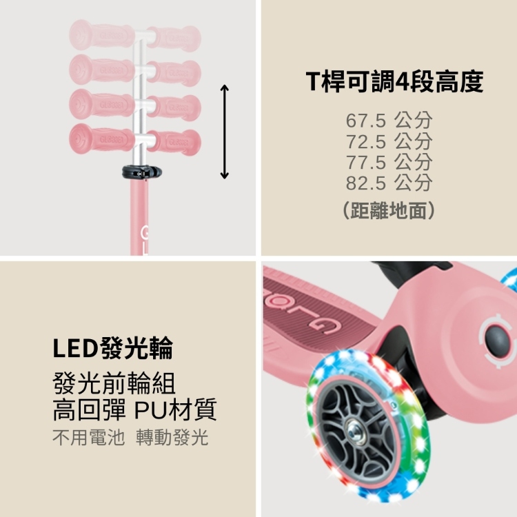不用電池 轉動發光