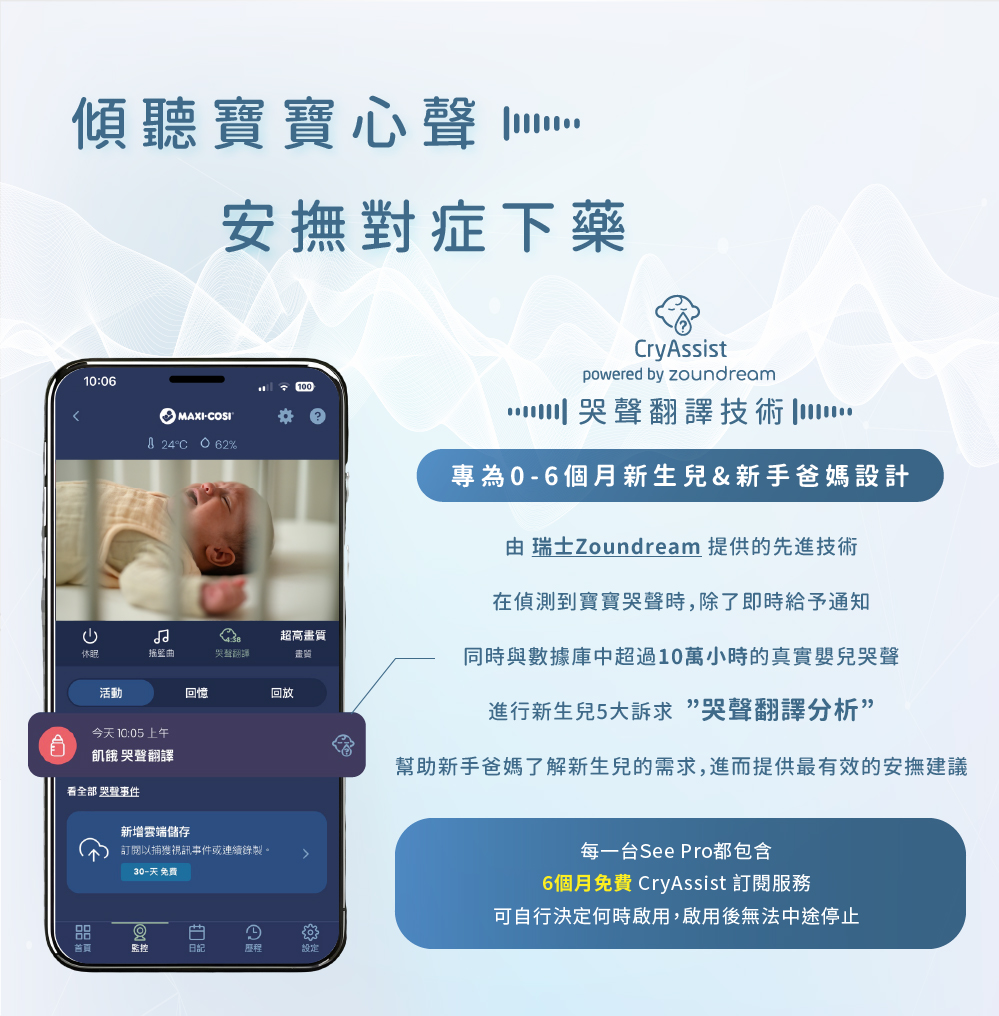幫助新手爸媽了解新生兒的需求,進而提供最有效的安撫建議