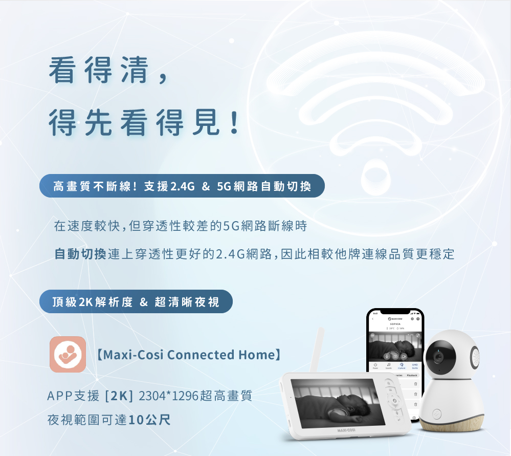 自動切換連上穿透性更好的2.4G網路,因此相較他牌連線品質更穩定
