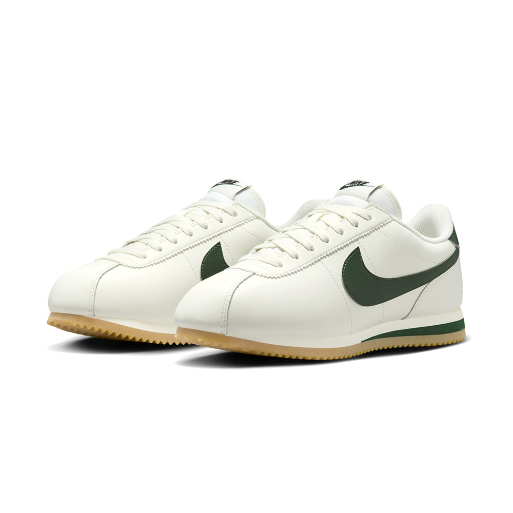 NIKE 耐吉 Cortez 女鞋 米白綠色 運動 休閒 復