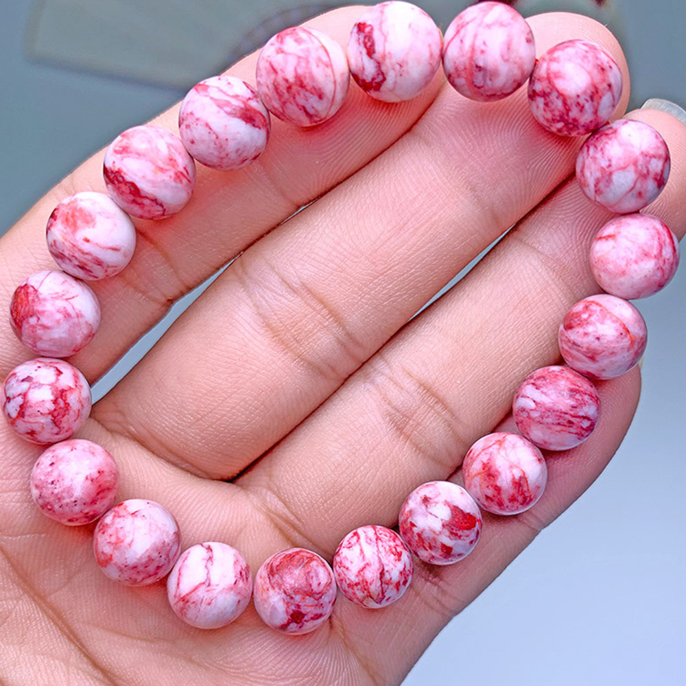 Paiya 派亞 6A紅雞血8MM石手串原礦石辰朱砂手鏈 推