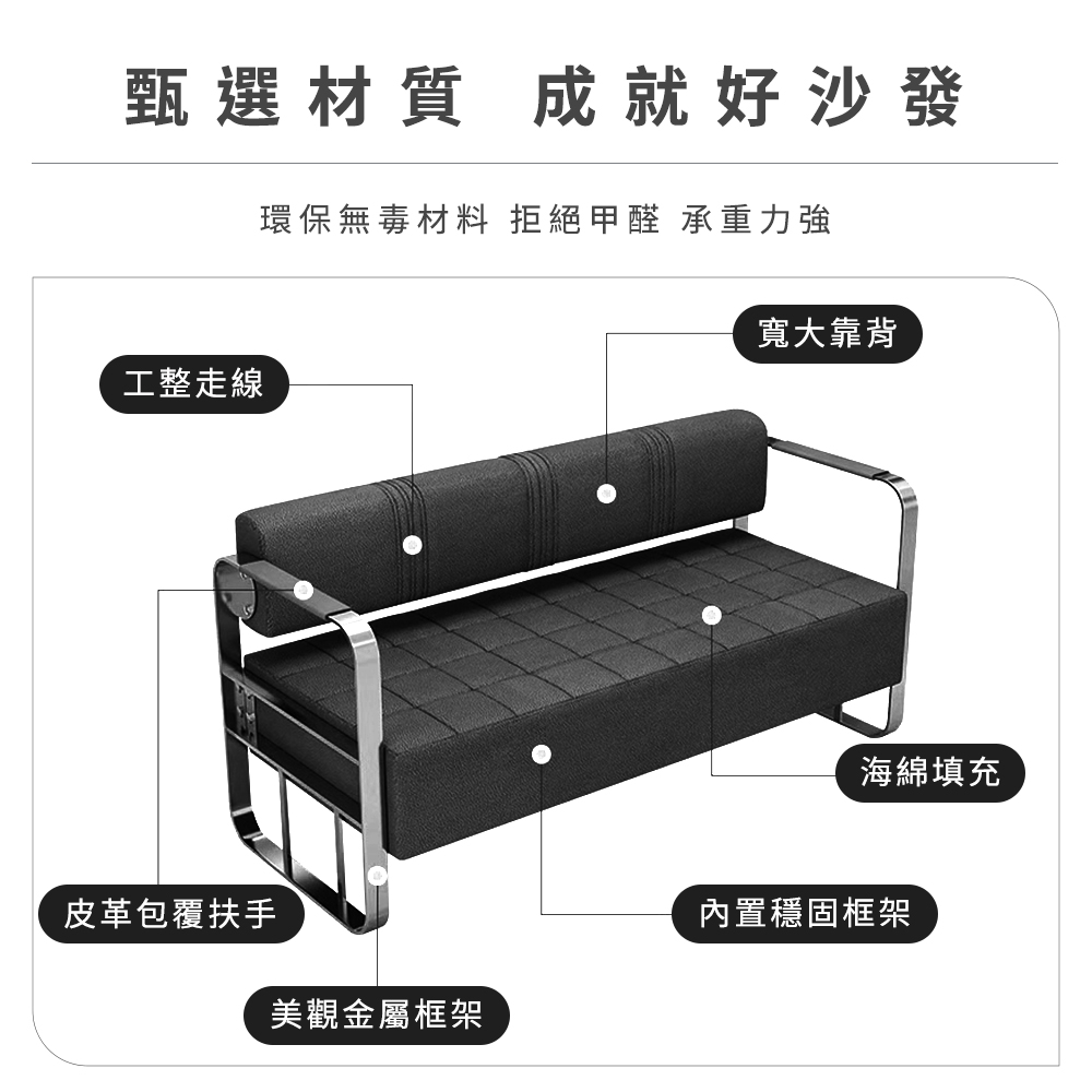 傢俱王 小型沙發 臥室沙發 小沙發雙人 ins風 皮革沙發 