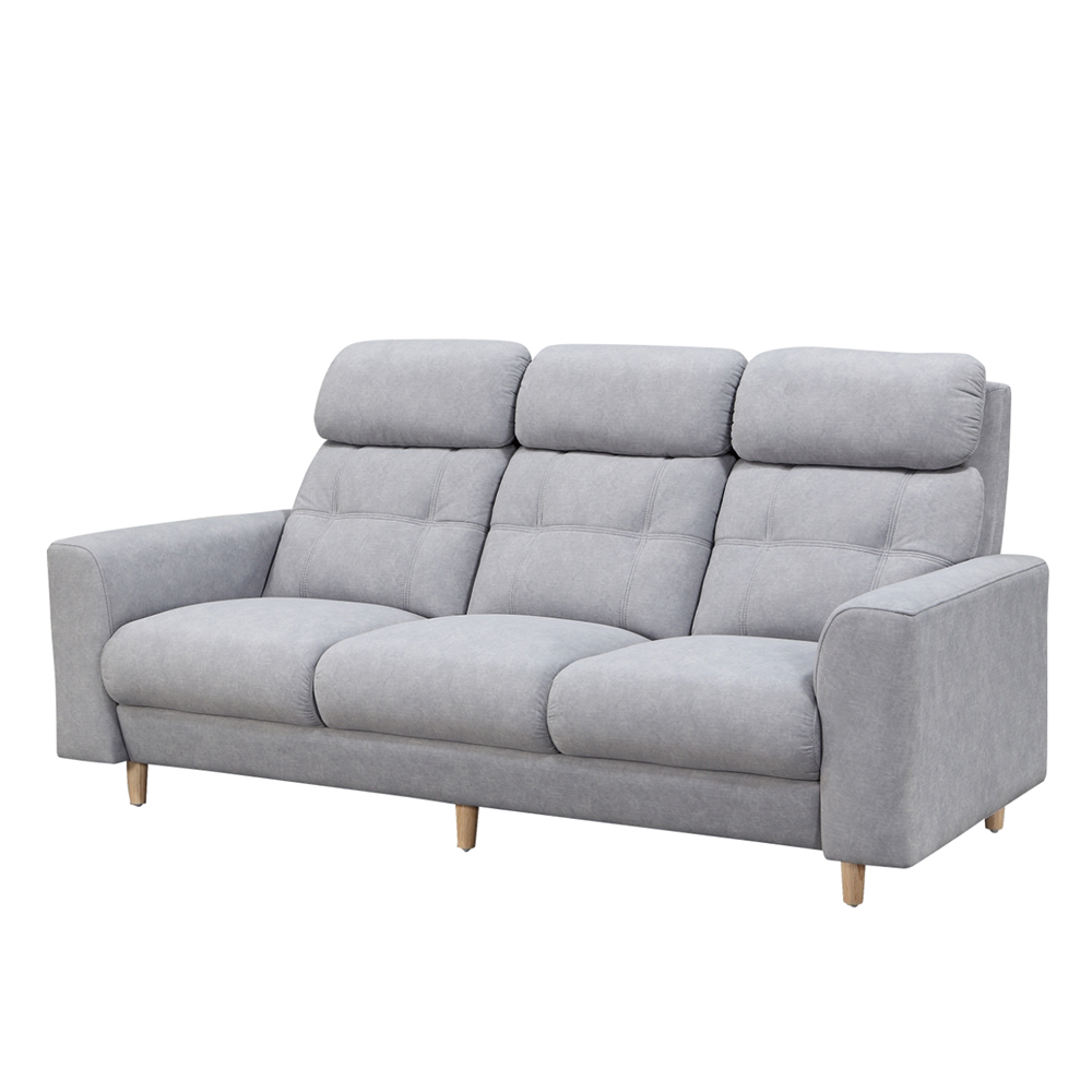 MUNA 家居 亞洛格86型三人座貓抓布沙發/含輔助椅(沙發