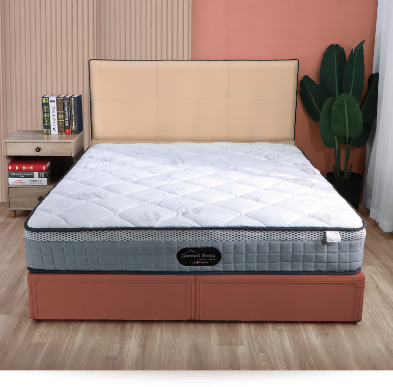 LOGIS 格蘭6尺獨立筒乳膠床 雙人加大床(壓縮卷包床 捲