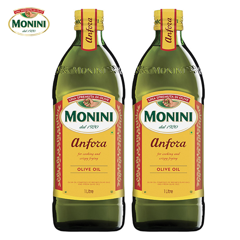 Monini Monini莫尼尼純橄欖油1000mlx2瓶(