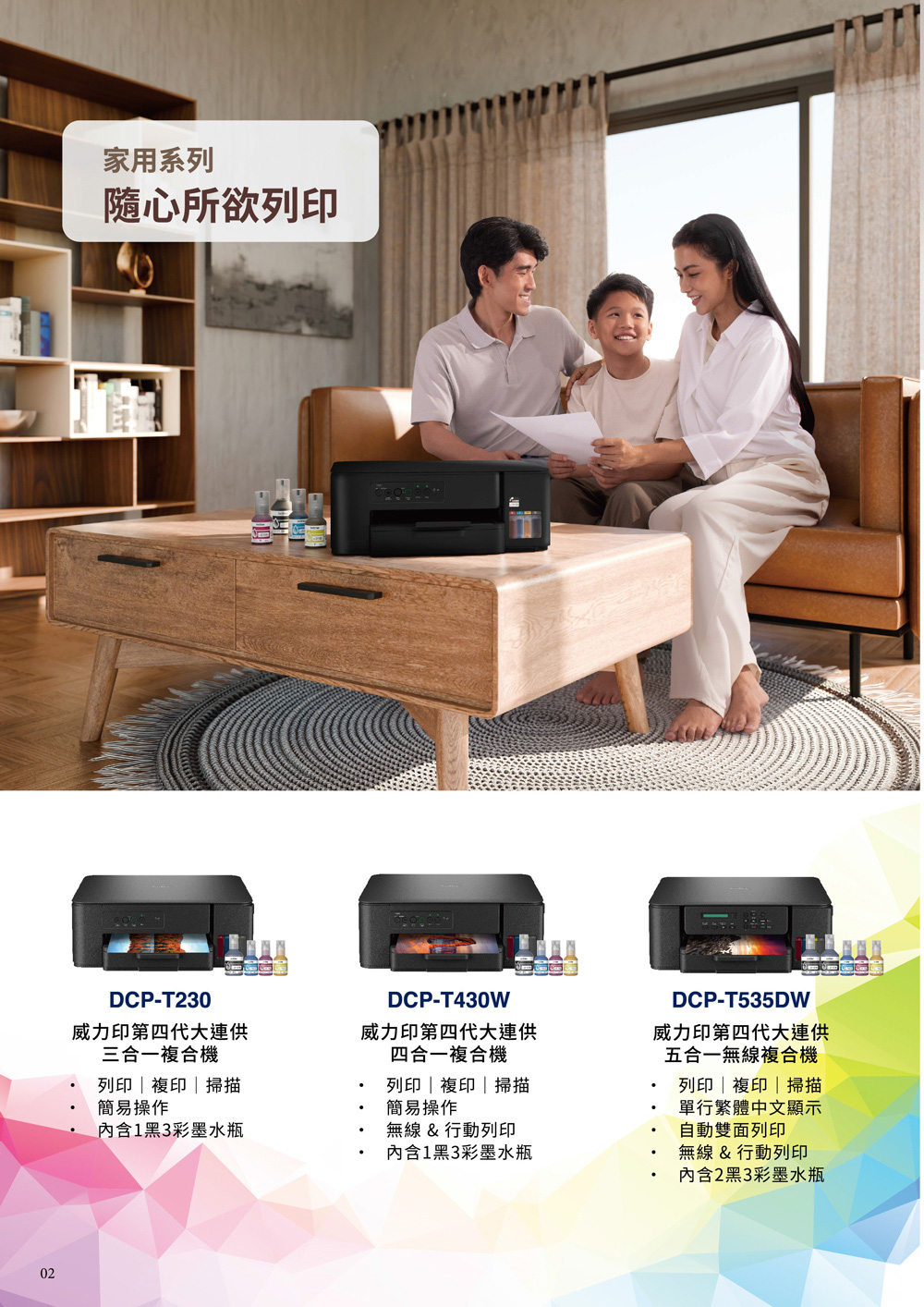 列印  複印  掃描
